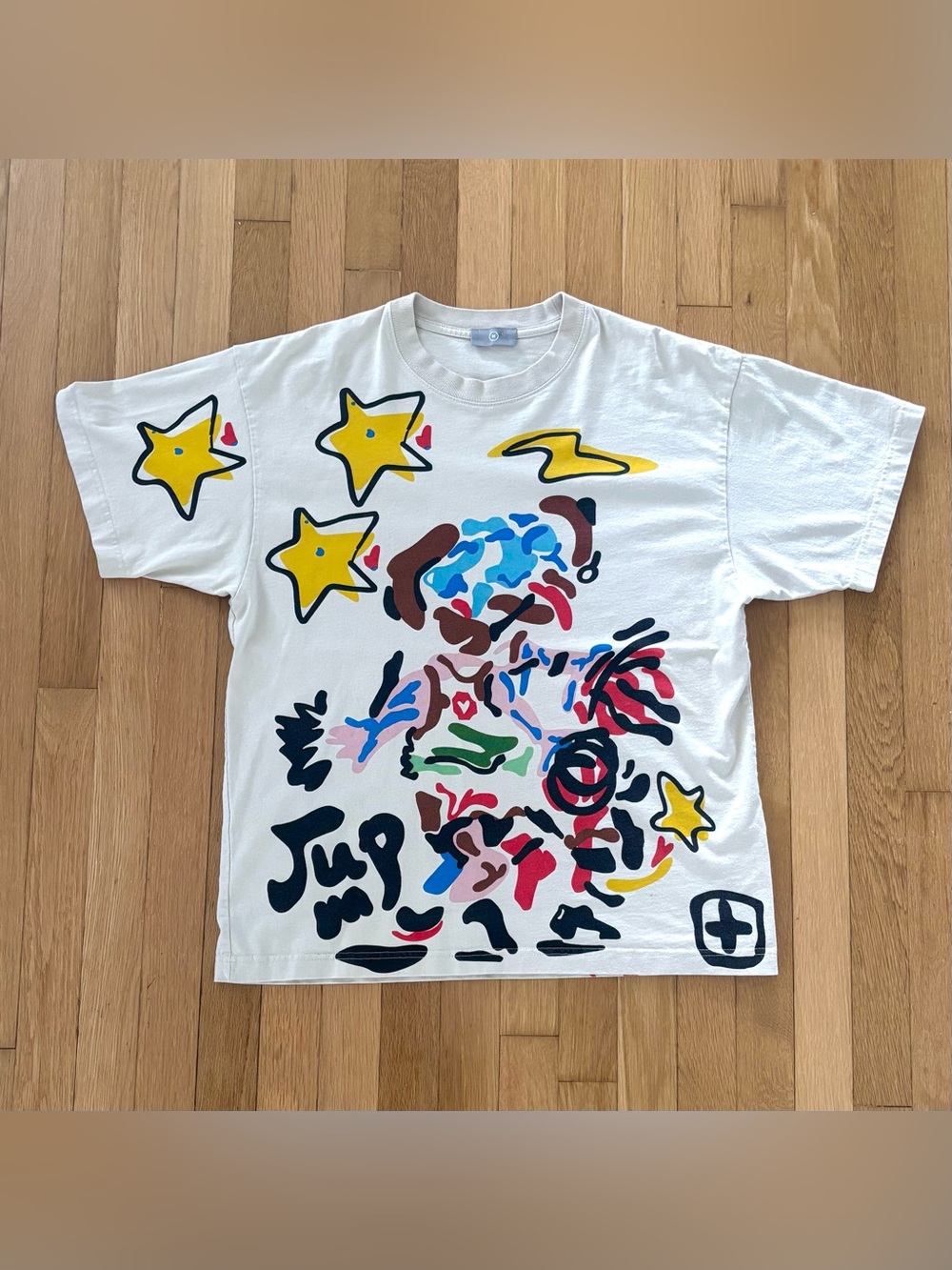 Ksubi x Hidji World Jump Biggie T Shirt Men's M Ecru Graphic Streetwear 2021
